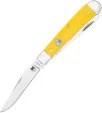 Cobratec Knives Trapper Yellow Delrin CBTTRPDYL