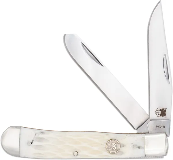 Cobratec Knives Trapper White Bone CBTTRPWHBN