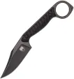 Cobratec Knives Wolfteeth Fixed Blade Blk CP - CBTWLTBLKCLP