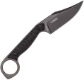 Cobratec Knives Wolfteeth Fixed Blade Blk CP CBTWLTBLKCLP