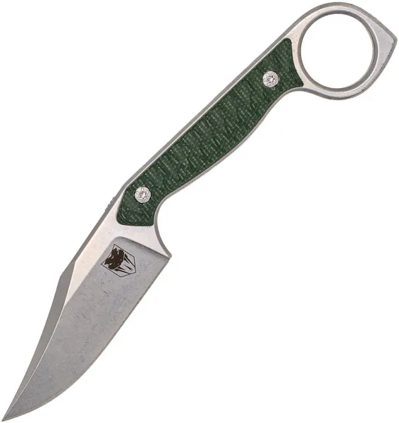 Cobratec Knives Wolfteeth Fixed Blade Grn CP CBTWLTODGCLP