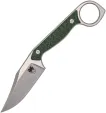 Cobratec Knives Wolfteeth Fixed Blade Grn CP - CBTWLTODGCLP
