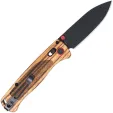 Cobratec Knives Bar Lock Zebra Wood DP Blk CBTZWDBLDBK