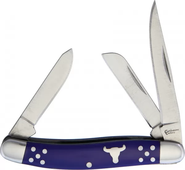 Cattlemans Cutlery Stockman Blue knives CC0001BL