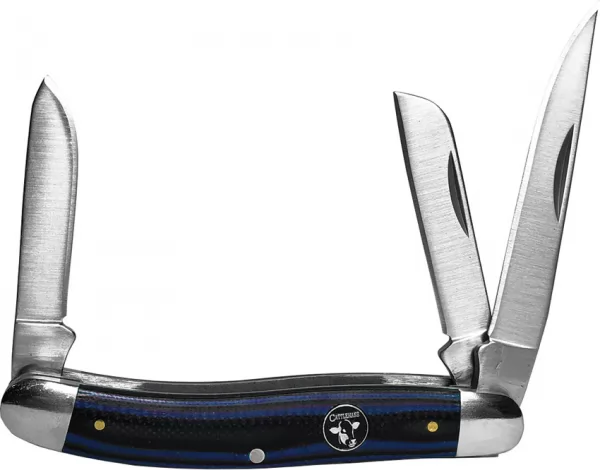 Cattlemans Cutlery Cowhand Stockman Blue knives CC0001GBL