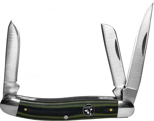 Cattlemans Cutlery Cowhand Stockman Green knives CC0001GGN