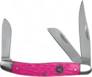 Cattlemans Cutlery Stockman Pink Delrin - CC0001JPD