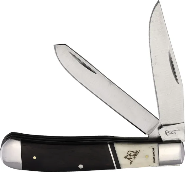 Cattlemans Cutlery Bronco Series Trapper knives CC0002BS