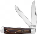 Cattlemans Cutlery Cowhand Trapper Brown - CC0002GBN