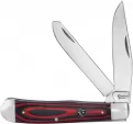 Cattlemans Cutlery Cowhand Trapper Red - CC0002GRD