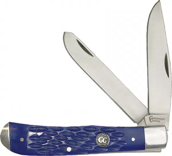 Cattlemans Cutlery Signature Trapper Blue knives CC0002JBL