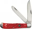 Cattlemans Cutlery Signature Trapper Red - CC0002JRD
