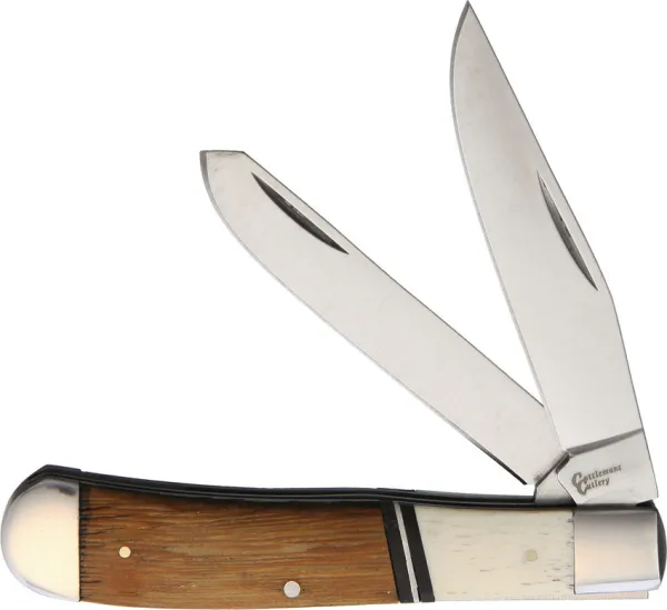 Cattlemans Cutlery Rawhide Trapper knives CC0002RS