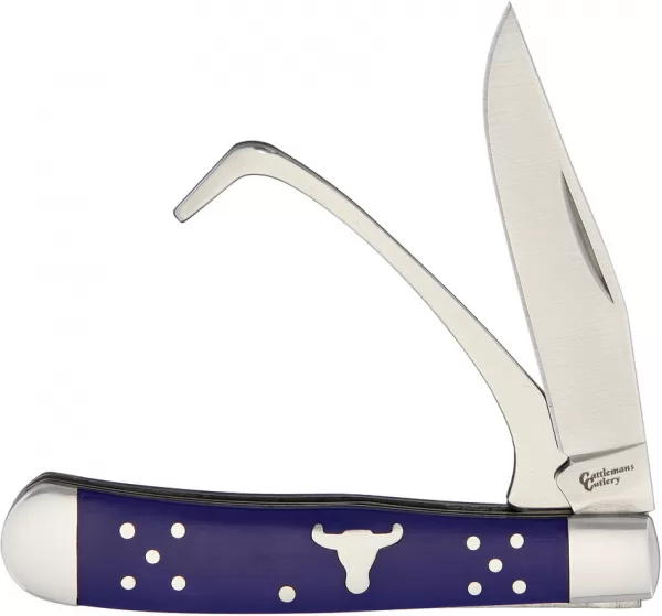 Cattlemans Cutlery Farriers Companion Blue knives CC0067BL