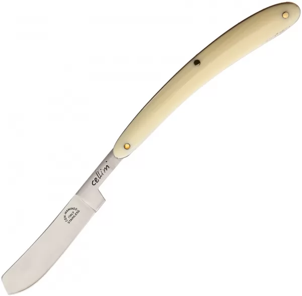 CEM Cutlery Small Folding Razor Ivory CEM451A