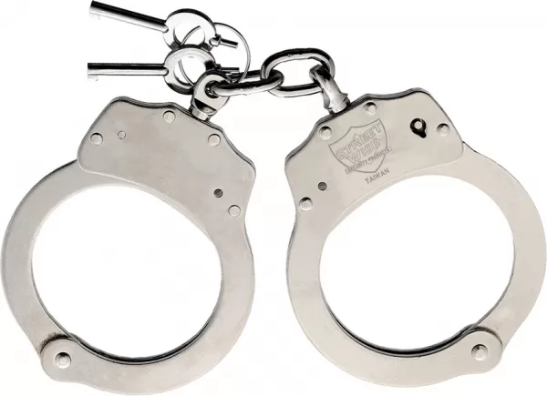Streetwise Products Nickel Plated Steel Handcuffs CEP95036