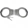 Police Force Tactical Stainless Hinged NIJ Handcuff CEPFHING