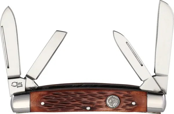 Chief Brand Congress Chestnut Bone Knives CF110