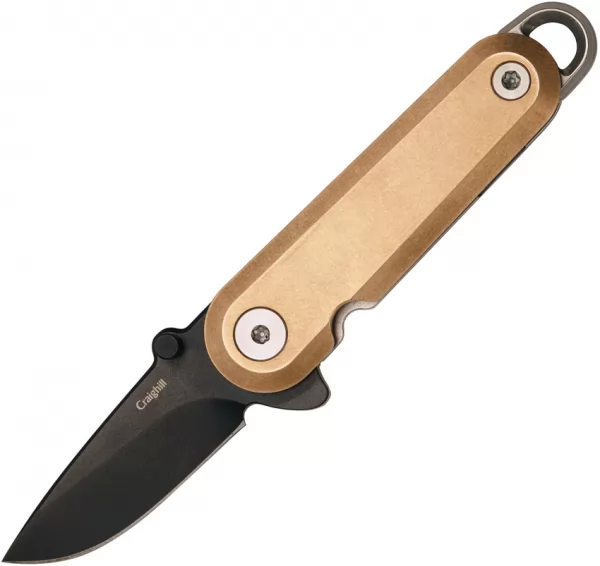 Craighill Lark Framelock Brass CGHFLKBR5490
