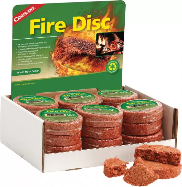 Coghlans Fire Disc Display 24pk CGN1424