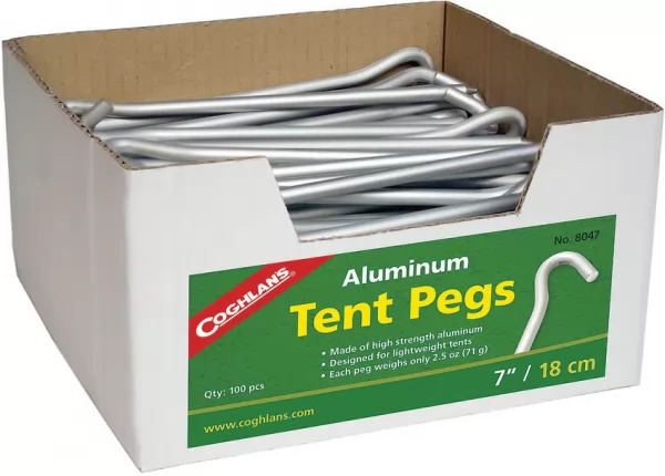 Coghlans Aluminum Tent Pegs 100pk CGN8047