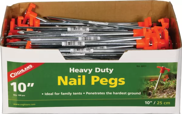 Coghlans Nail Pegs 10 inch 100pk CGN8311