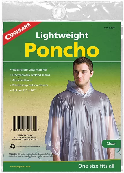 Coghlans Poncho Clear CGN9266