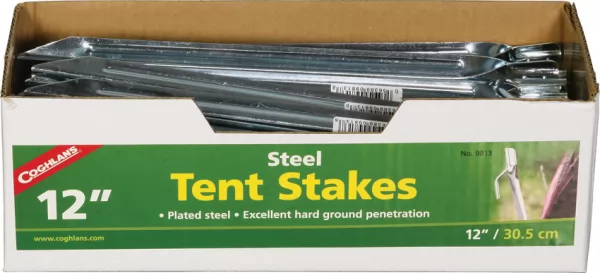 Coghlans Steel Tent Stakes 12in 50pk CGN9813