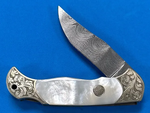 Boker Boker Damascus Lockback knives CH110