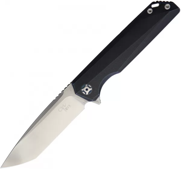 CH Knives Linerlock Black Tanto CH3507CHR