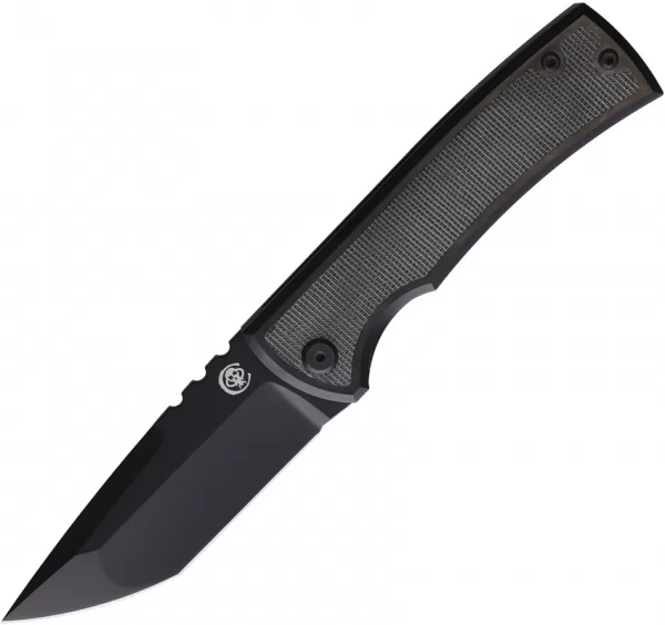Chaves Knives Kickstop Framelock Tanto Blk CHAV005