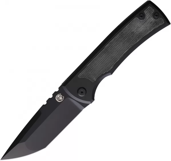 Chaves Knives Kickstop Framelock Tanto Blk CHAV007