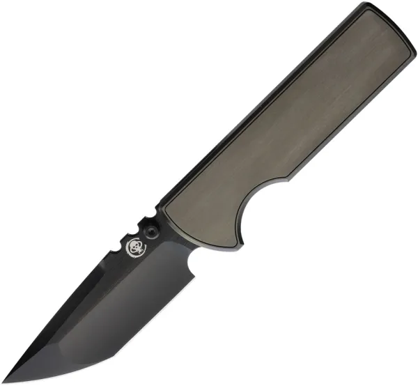 Chaves Knives NTAK 229 Framelock Blk Tan CHAV14409