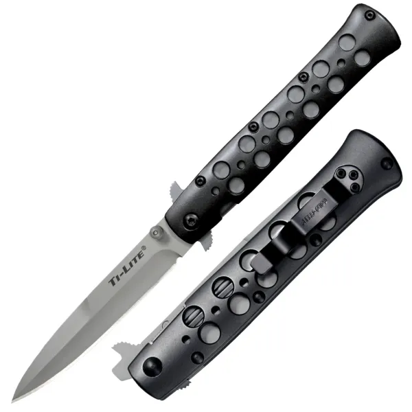 Lynn Thompson Collection Ti-Lite Spring Leaf Lock Black CHLT00294
