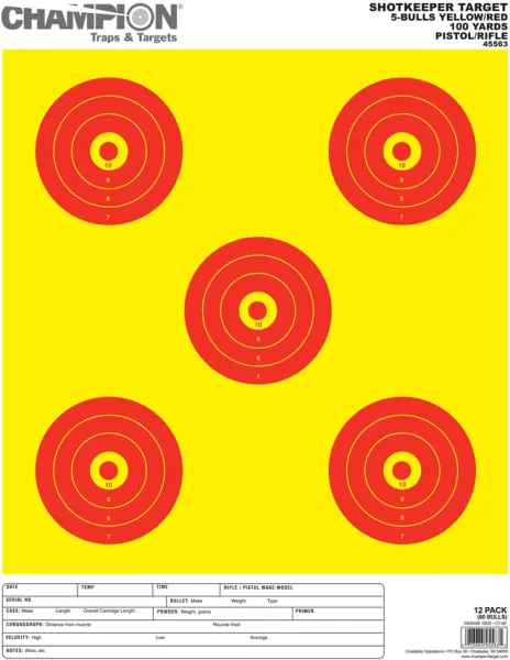 Champion Shotkeeper Target Bullseye 12 CHP45563