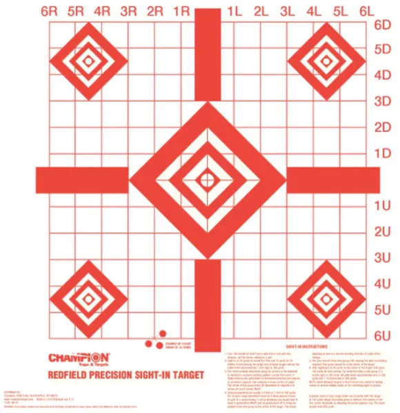 Champion Redfield Sight-In Target CHP47388