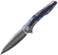 CH Knives Wartex Framelock Flame Ti - CHWARTEXBL