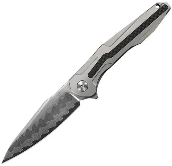 CH Knives Wartex Framelock Silver Ti CHWARTEXSL