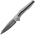 CH Knives Wartex Framelock Silver Ti - CHWARTEXSL
