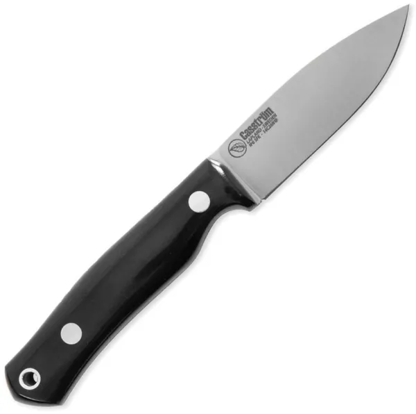 Casstrom No 8 SFK Blk Micarta- Flat CI12820