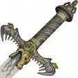 Art Gladius Barbarian Sword Gold swords CI228