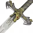 Art Gladius Barbarian Sword Gold swords CI228
