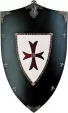 Art Gladius Crusaders Wood Shield - CI870