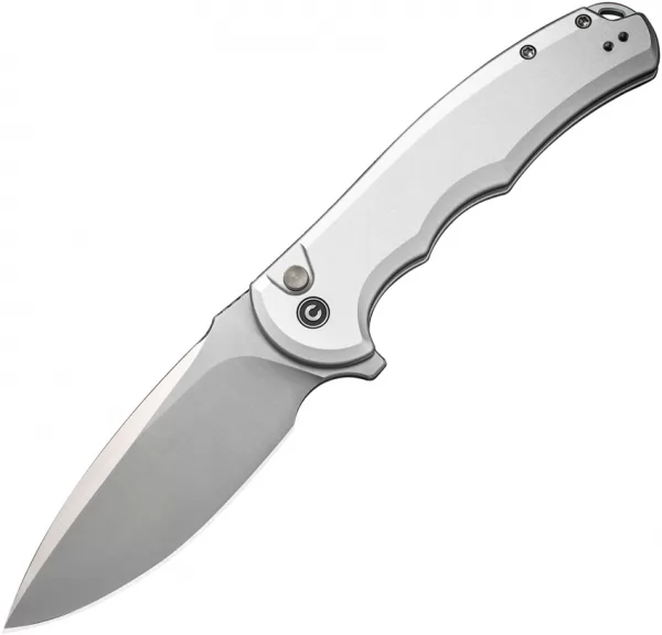 Civivi Praxis Button Lock Silver CIVC18026E2