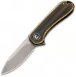 Civivi Mini Elementum Framelock Brass - CIVC18062Q1