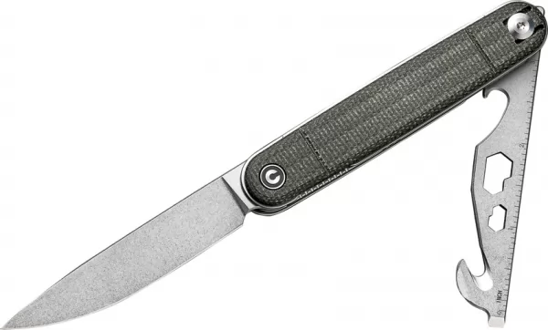Civivi Crit Linerlock Green Micarta CIVC20014F3