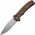 Civivi Cogent Button Lock Brown - CIVC20038D6