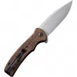 Civivi Cogent Button Lock Brown CIVC20038D6