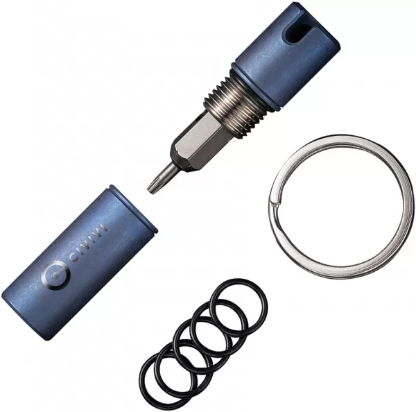 Civivi Key Bit Blue Titanium CIVC200483