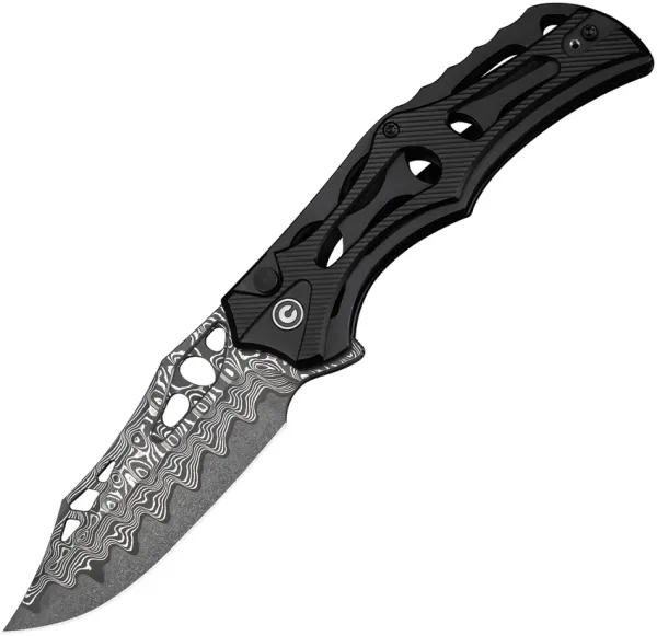 Civivi Biophase Button Lock Damascus CIVC23083DS1